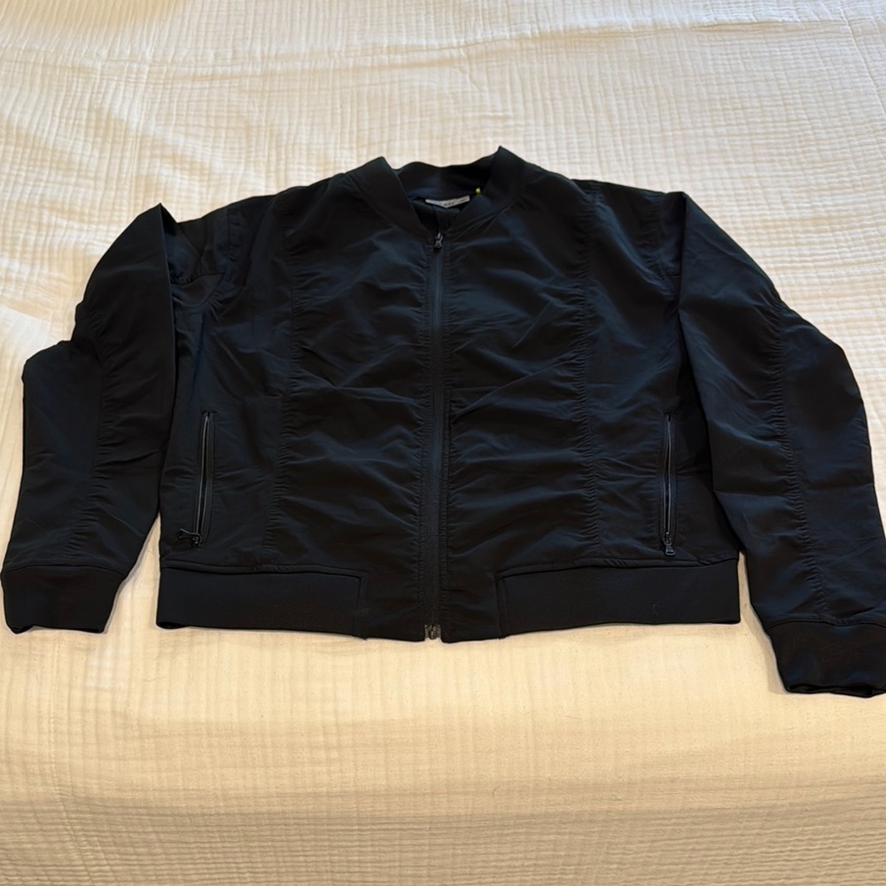 Tasc Black Bomber Crop Jacket